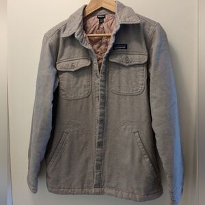 COPY - Patagonia women's gray insulated flannel jacket size S